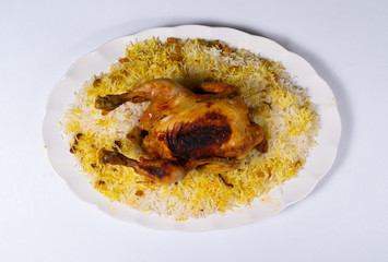 Arabic meal its name (KABSAH)
