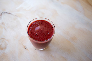 Tomato juice with blueberry