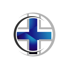 Medical pharmacy Healthcare logo vector graphic design