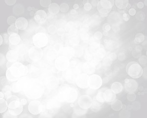 Gray abstract background with white yellow bokeh blurred beautiful shiny lights for celebration Christmas new year, use wallpaper backdrop product and copy space for text or image