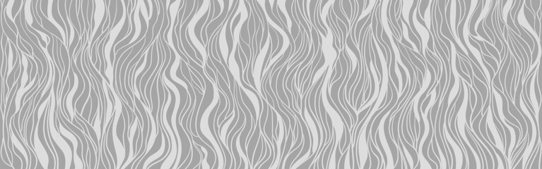 Wavy background. Hand drawn waves. Seamless wallpaper on horizontally surface. Stripe texture with many lines. Waved pattern. Line art. Print for your design