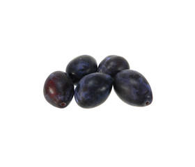 plum isolated on white background