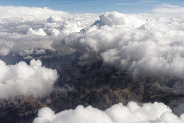 Marokko - Atlas-Gebirge - Hoher Atlas - Luftaufnahme