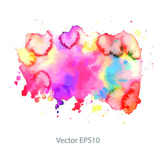 abstract background with colorful splashes