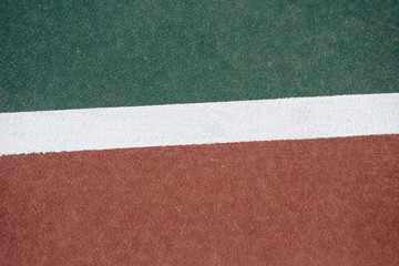 Close up shot of court surface