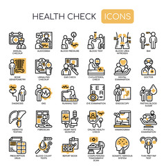 Health Check , Thin Line and Pixel Perfect Icons