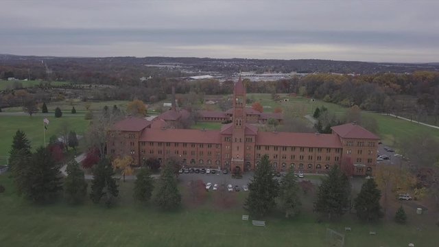 juvenile hall landscape aerial view