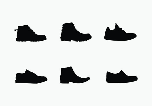 Shoes Silhouette" Images – Browse 104 Stock Photos, Vectors, and Video |  Adobe Stock