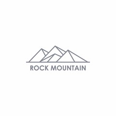 Minimalist Landscape Mountain Vector logo design modern template