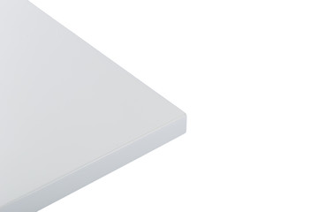 Background or concept of minimalist furniture facade for the kitchen, furniture interior on a white background.