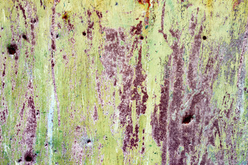 Texture of a concrete wall with cracks and scratches which can be used as a background