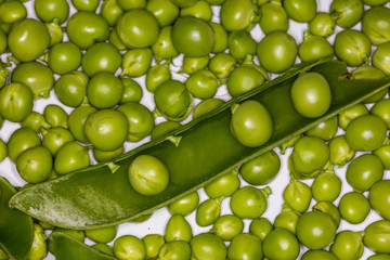 fresh green peas