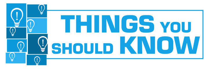 Things You Should Know Blue Bulbs Grid Left Box Horizontal 