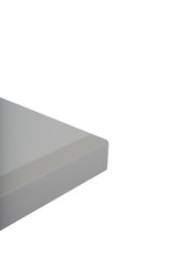 Background or concept of minimalist furniture facade for the kitchen, furniture interior on a white background.