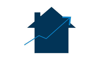 Progress Up icon vector, flat design best vector icon