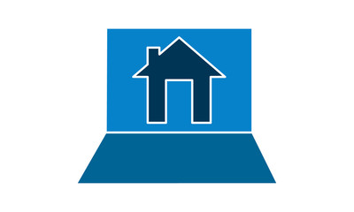 real estate search icon vector illustration.