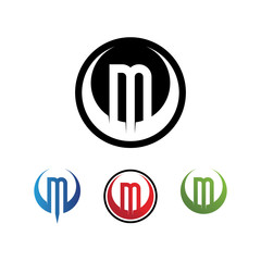 Letter M vector icons such logos