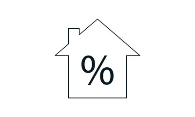  percent icon vector, flat design best vector icon