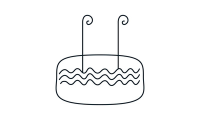 Pool icon flat style graphical symbol.