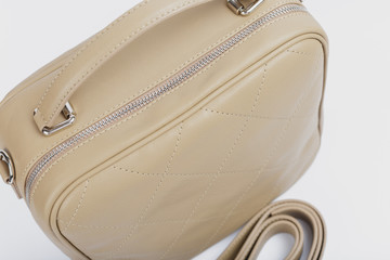 New women bag on a white background, new design.