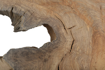 Beautiful texture of old carved stained oak.