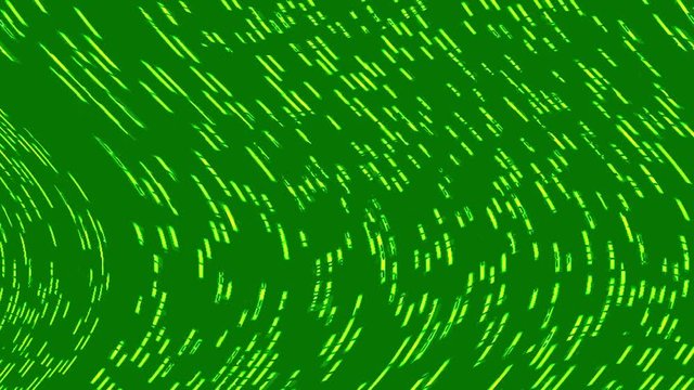 Animation data storm flashing streams of data