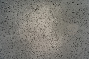 Water drops on a window