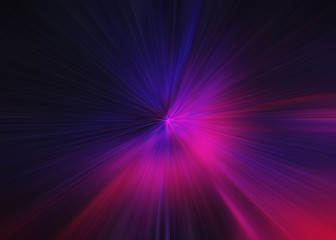 Light explosion star with glowing particles and lines. Beautiful abstract rays background.