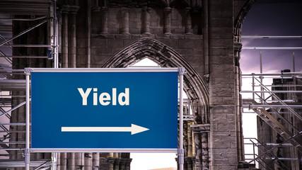 Street Sign to Yield
