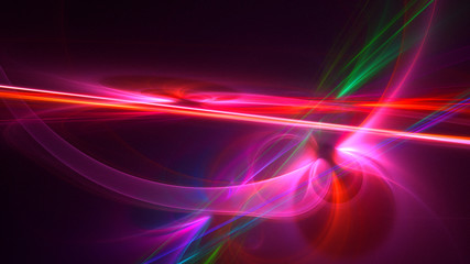 3D rendering multicolored abstract fractal