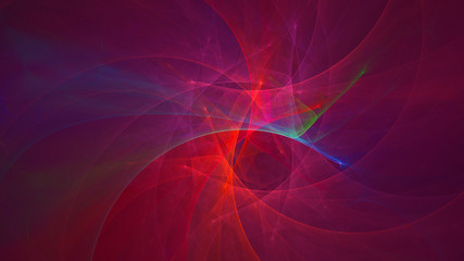 3D rendering multicolored abstract fractal