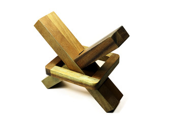 wood toy - isolated object 