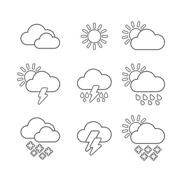 Weather forecast Icons 