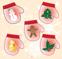 Christmas collection of Gift gloves