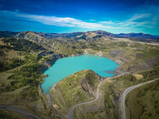 turquoise Quarry Lake