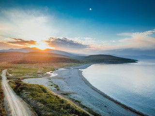 Coastal landscape, Russia, Sakhalin