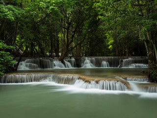 Huay Mae Khamin waterfall, Srisawat Kanchanaburi Thailand
