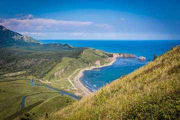 Coastal landscape, Russia, Sakhalin