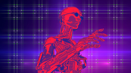 vintage information machine for automation idea