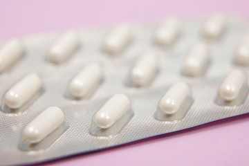Background of blisters of pharmaceutical pills
