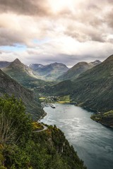 Fototapeta na wymiar Hardangerfjord Norway Europe Summer