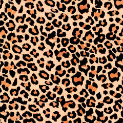 leopard skin texture seamless pattern watercolor