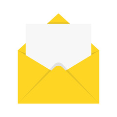 Envelope letter. Mail icon. Vector illustration.