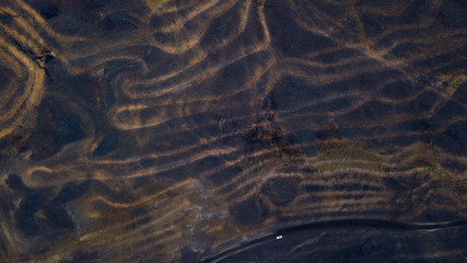 Islande paysages glace roche plage