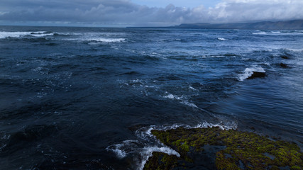 Islande paysages glace roche plage