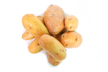 Potato Close up for isolated