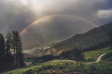 Two ends of the rainbow