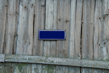 Wooden surface on fence.