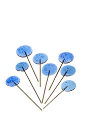 Colourful lollipop isolated on the white background