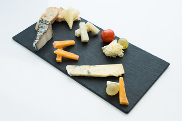 Various types of cheese